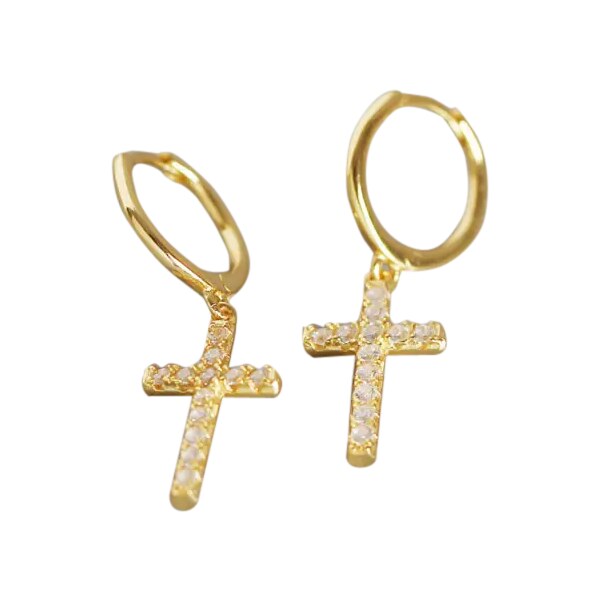 MAJYA Strieborné náušnice NICOLE pozlátené 10382 64581513