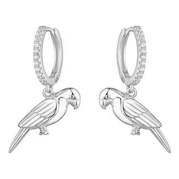 MAJYA Strieborné náušnice PARROT 10399 64581526