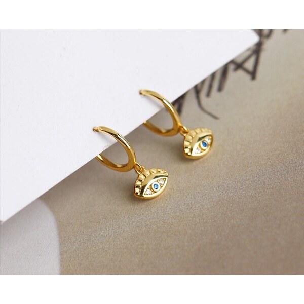 MAJYA Strieborné náušnice INKE pozlátené 10403 64581530