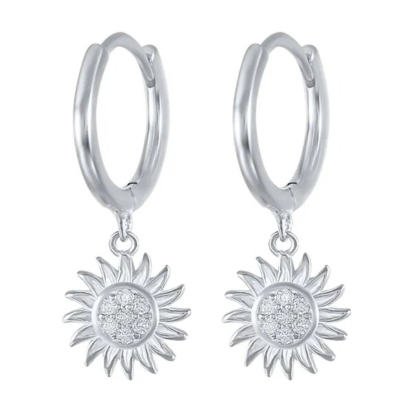 MAJYA Strieborné náušnice SLNEČNICA 10404 64581531