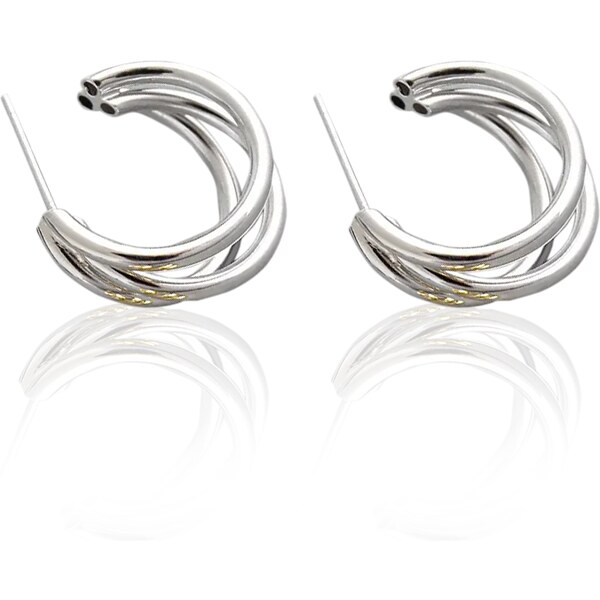 MAJYA Strieborné náušnice FREJA 10487 64581789