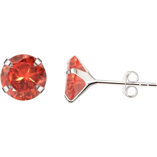 MAJYA Strieborné náušnice RED 10500 64581797