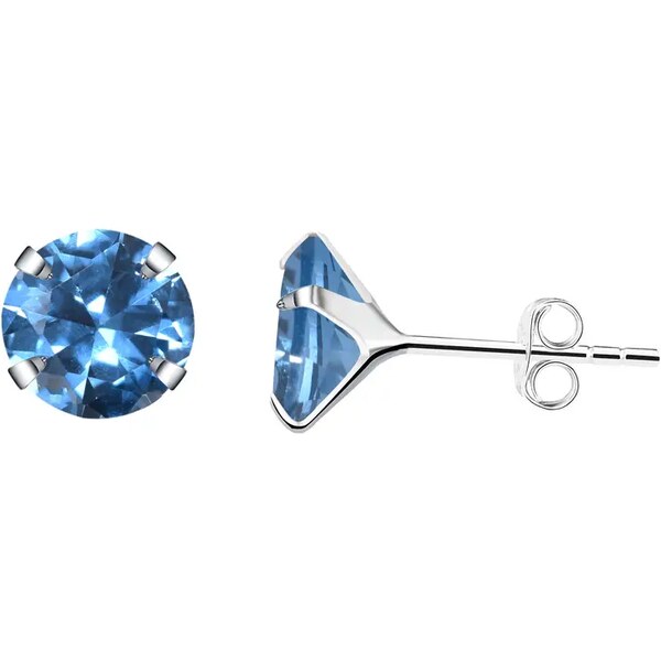 MAJYA Strieborné náušnice BLUE 10503 64581800