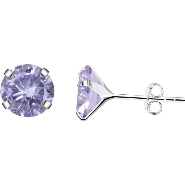 MAJYA Strieborné náušnice VIOLET 10510 64581806