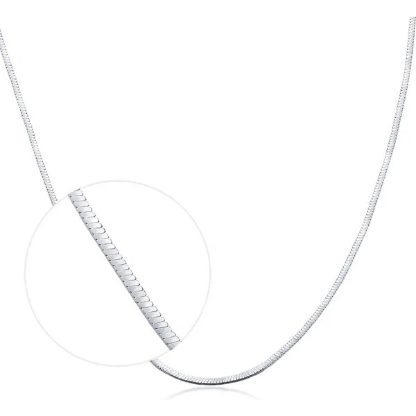 MAJYA Strieborná retiazka XAVIER 46 + 5 cm 10540 64581570