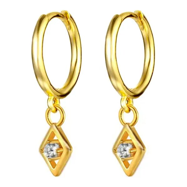 MAJYA Strieborné náušnice WENDY pozlátené 10392 64581554