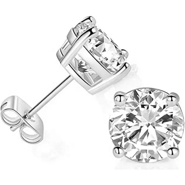 MAJYA Strieborné náušnice LUNA 6 mm 10529 64581595