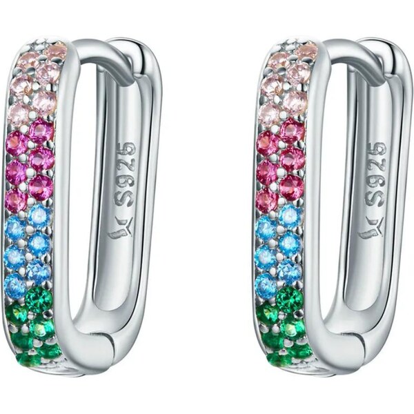 Olivie Strieborné obdĺžnikové náušnice 7882 46749888