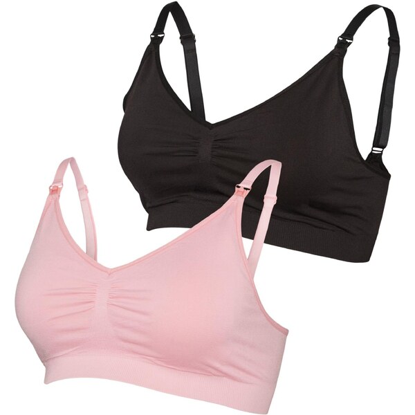 MAMALICIOUS Podprsenka na dojčenie MLIlja ružová / čierna 59771166