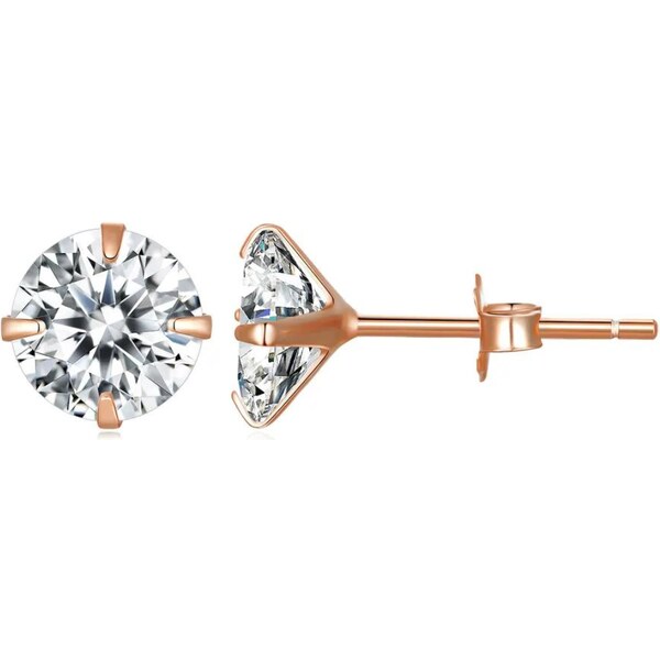 Olivie Strieborné náušnice 7 mm ZORA ROSE 7895 46749901