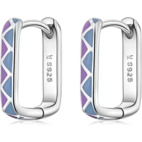 Olivie Stříbrné obdélníkové náušnice 7888 46749894