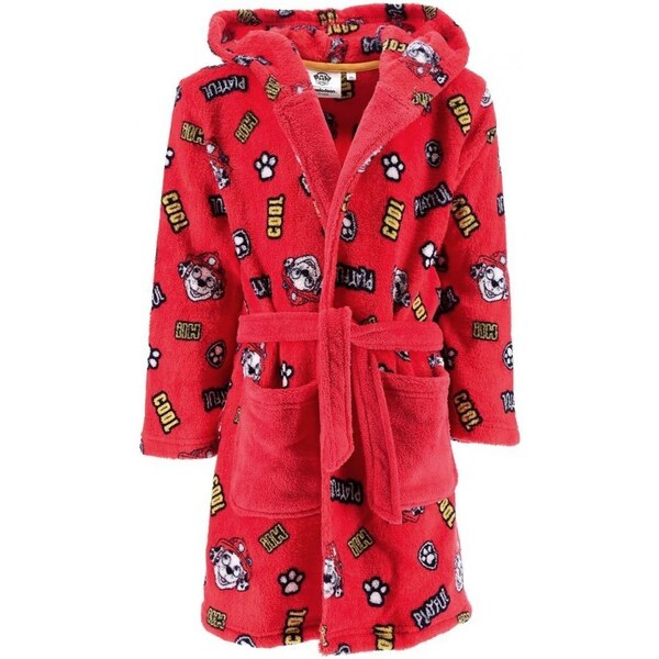 SunCity Detský coral fleece župan s kapucňou Paw Patrol - Marshall 46364383