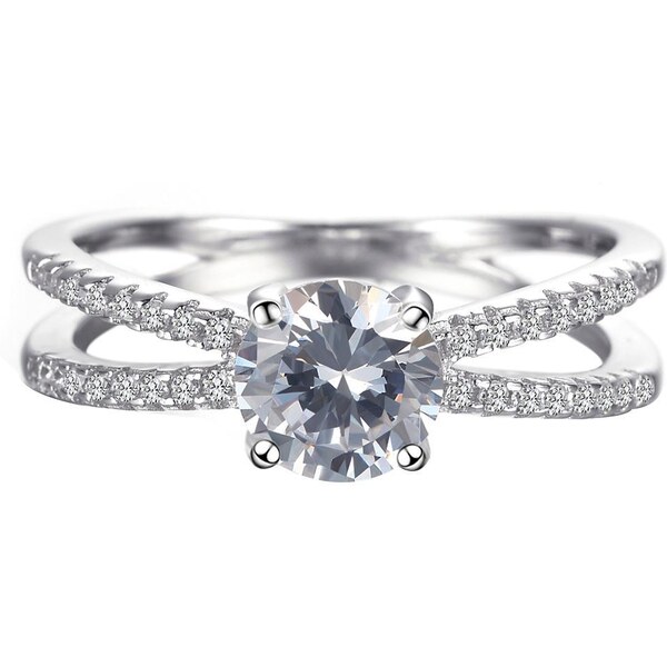 MAJYA Strieborný dvojitý prsteň KENDALL 10280/5 64581446