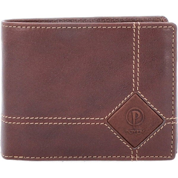 Pánska kožená peňaženka Poyem hnedá 5230 Poyem H 46364947