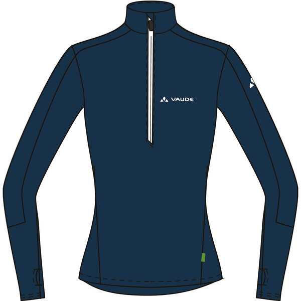 Vaude Livigno Halfzip II, dámsky pulóver, tmavomodrá dark sea 46365961