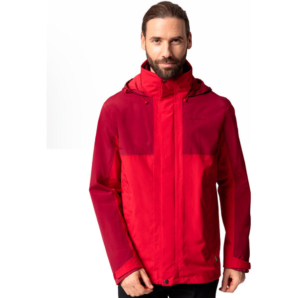 Vaude ROSEMOOR 3in1 turistická bunda, pánska, červená 46365979