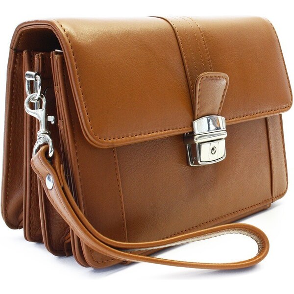 Pánska príručná taška Arwel vo farbe camel skl. 58260001