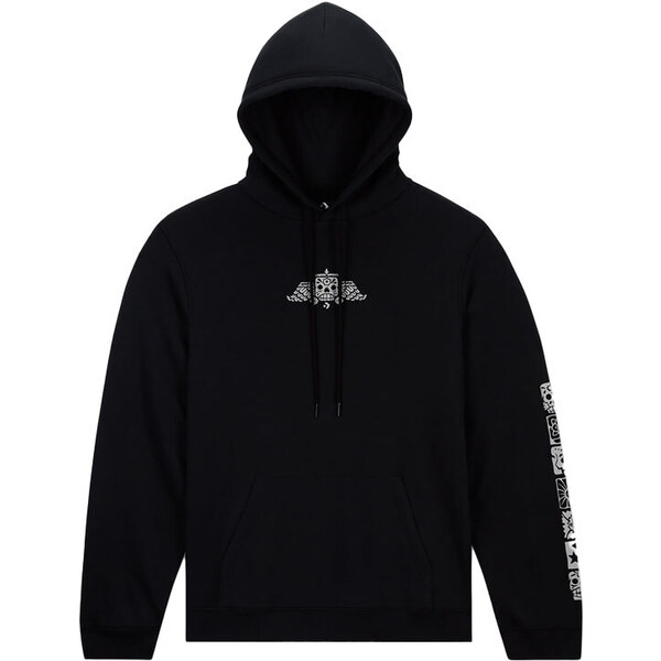 Converse Dotd Graphic Hoodie - Pánske - Mikina Converse - Čierne - 66357581