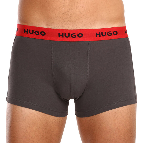 3PACK pánske boxerky HUGO viacfarebné (50469766 031) 46383051