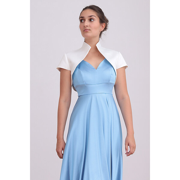 Glara Krátke svadobné bolerko pre družičky 46385378