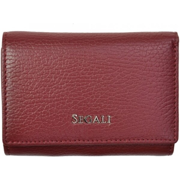 SEGALI Dámska kožená peňaženka SG-27106 B Bordó 46408041