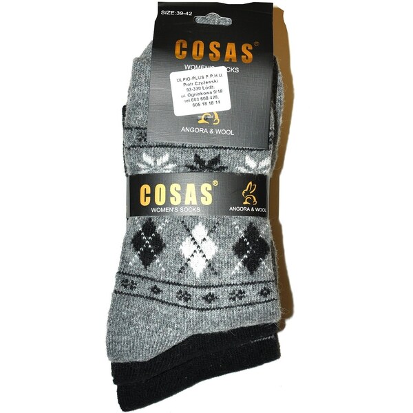 Dámske teplé ponožky Ulpio Cosas BDP-016 Angora 53438614