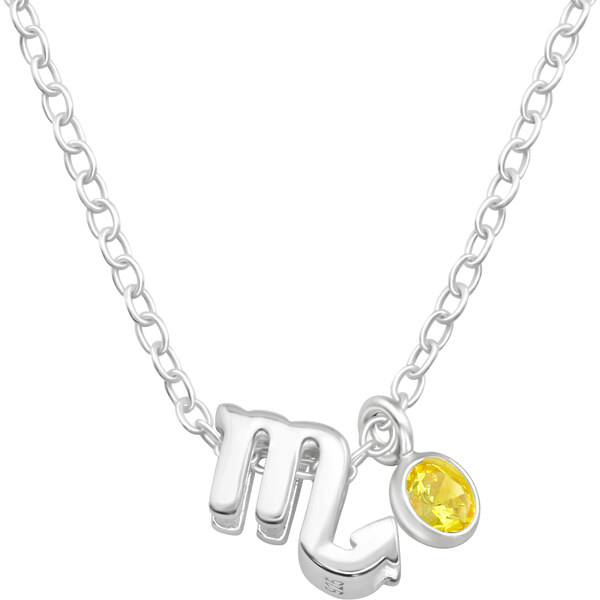 MAJYA Strieborný prívesok s retiazkou Škorpión 10607 64581262