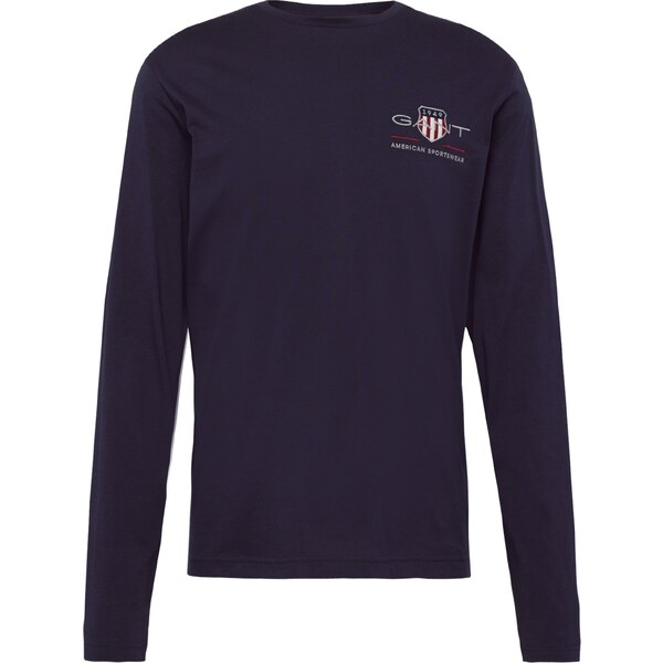 GANT Tričko námornícka modrá / striebornosivá / červená / biela 65138373