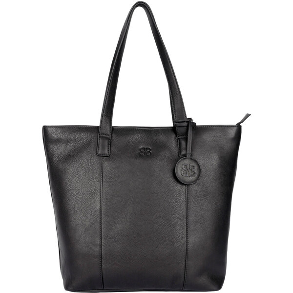 Dámska kožená kabelka Bellicci Alice - čierna 48200105