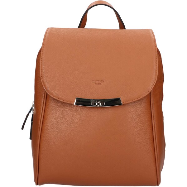 Elegantný dámsky kožený batoh Katana Esens - koňak 46447449