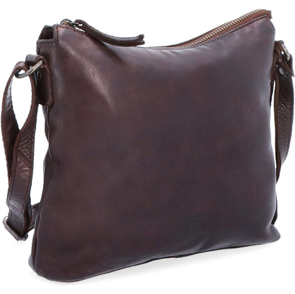 Kožená kabelka crossbody Noelia Bolger hnedá NB 2400 H 64019983