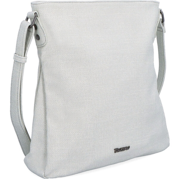 Kabelka zo syntetickej kože crossbody Tangerin sivá 7001 SS 64020002