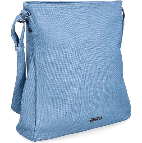 Kabelka zo syntetickej kože crossbody Tangerin modrá 7001 M 64019992