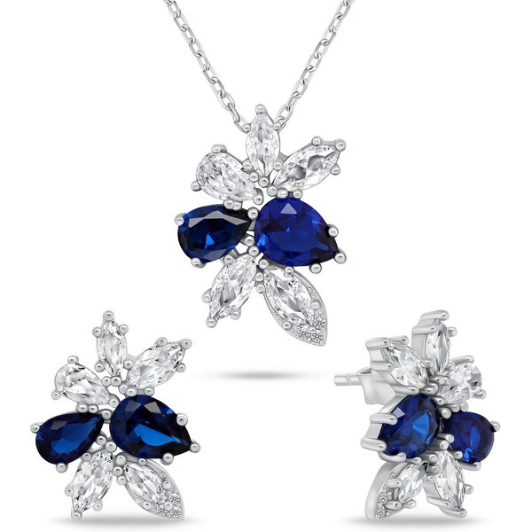 Brilio Silver Očarujúce strieborný set šperkov so zirkónmi SET248WB 66597094