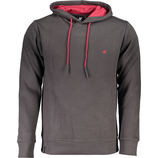 U.S. GRAND POLO Pánska sivá mikina s kapucňou 64707931