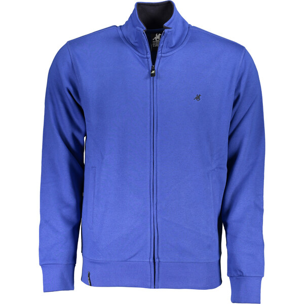 U.S. GRAND POLO Pánska modrá mikina na zips 64704990