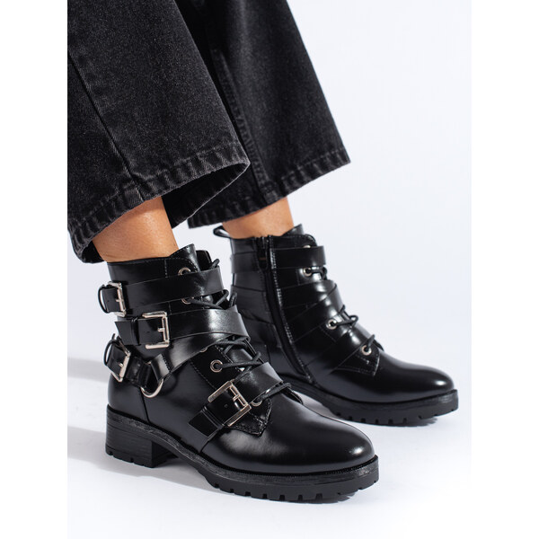 Shelvt Black shelovet workery boots 55581465