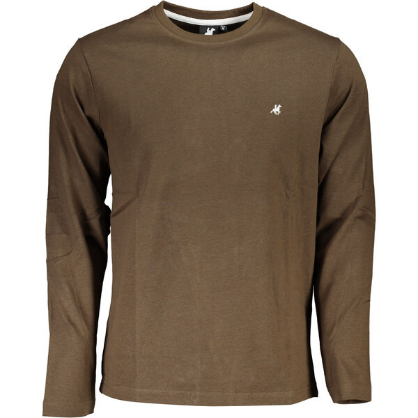U.S. GRAND US GRAND POLO MENS LONG SLEEVE T-SHIRT BROWN 64702934
