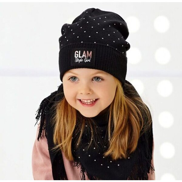 Štýlová pletená čiapka AJS Glam Girl 46457416