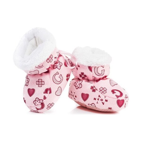 Attractive Baby Papučky KAPCE PINK 46457465