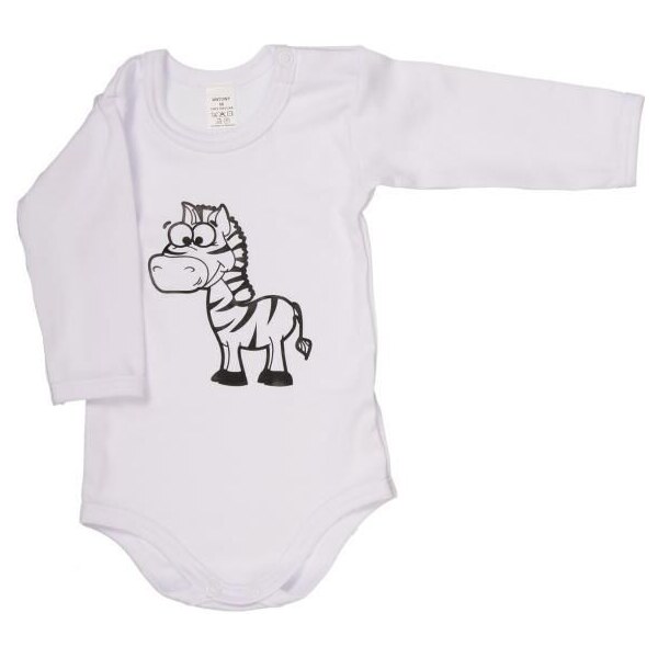 Antony Detske BODY KIKO Zebra White 46457612
