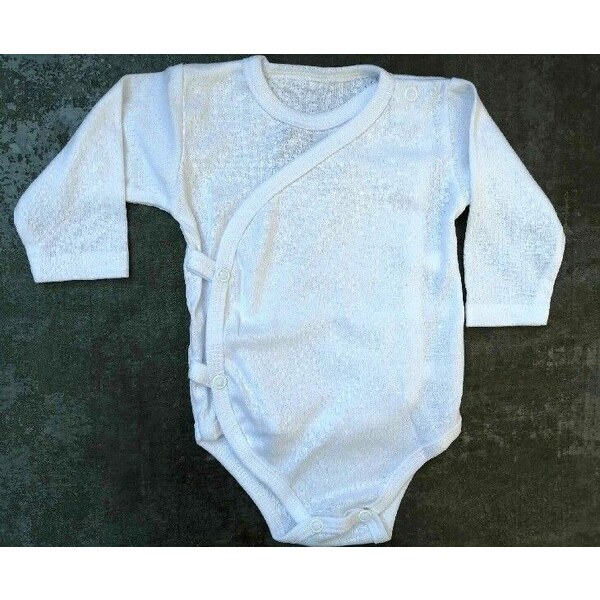 Mrofi Dojčenské zavinovacie Body Paris White 39578030