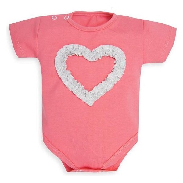 Mrofi BODY kr. rukáv HEART Coral 46457778