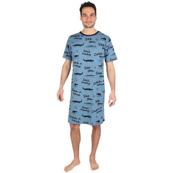 Evona Pánska Nočná Košela SAIL AWAY 39578057