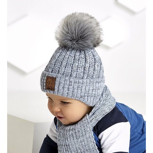 AJS Zimná čiapka a šál Chris 46457924