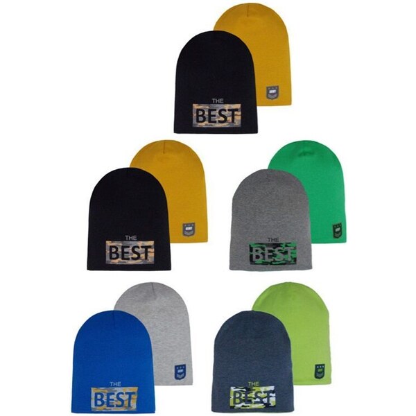 AJS Obojstranná chlapčenská čiapka BEST Marco 62619766