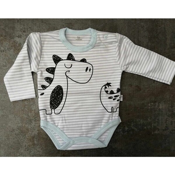 Koala Baby Kojenecké body Sleepy Saurus Modré 46458214