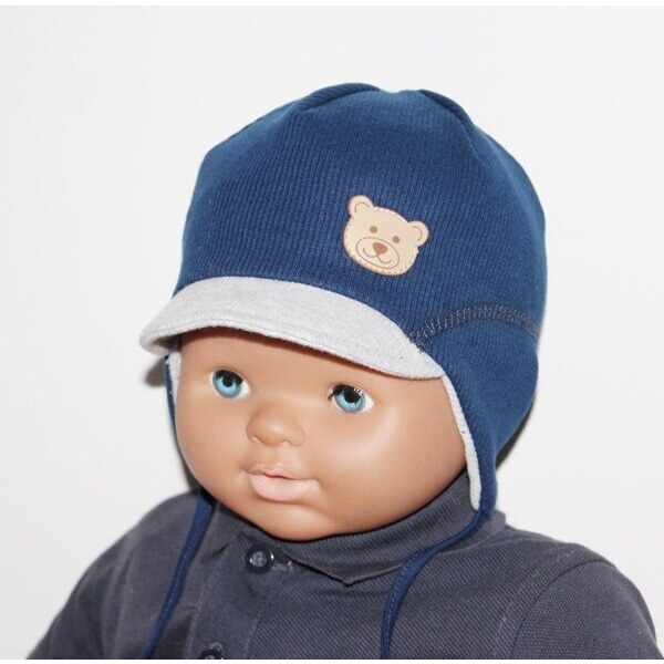 RADA Chlapčenská čiapka ŠAŇO Rebro Blue 46458250