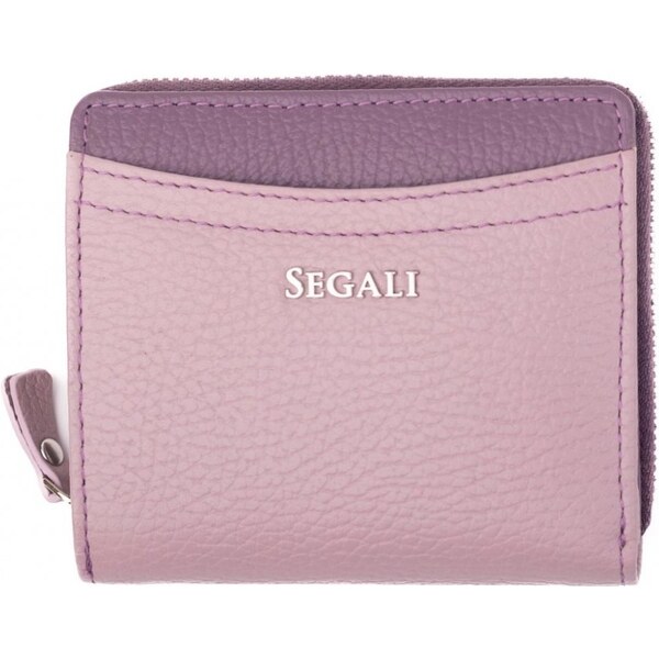 SEGALI Dámska kožená peňaženka SG-27544B Orchid/Rose 64407273