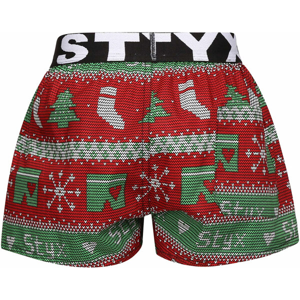 Detské trenky Styx art športová guma Vianoce pletené (BJ1658) 6-8 let 66060699